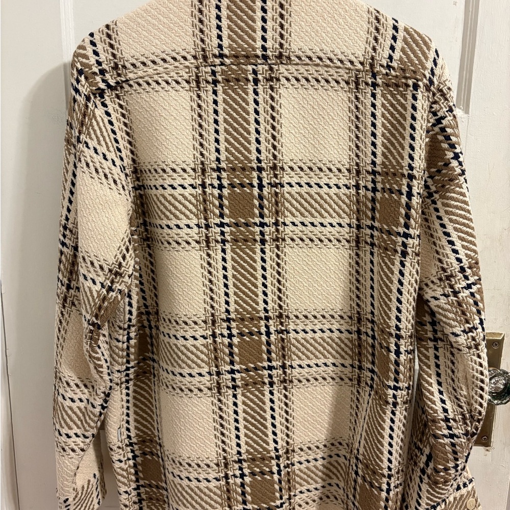 Wax London Whiting Overshirt Ecru Beige - Picture 9 of 9